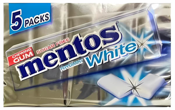 mentos - White Peppermint 5 x 13,2g